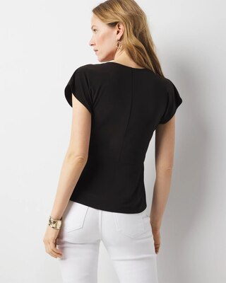 Draped Surplice Top | White House Black Market